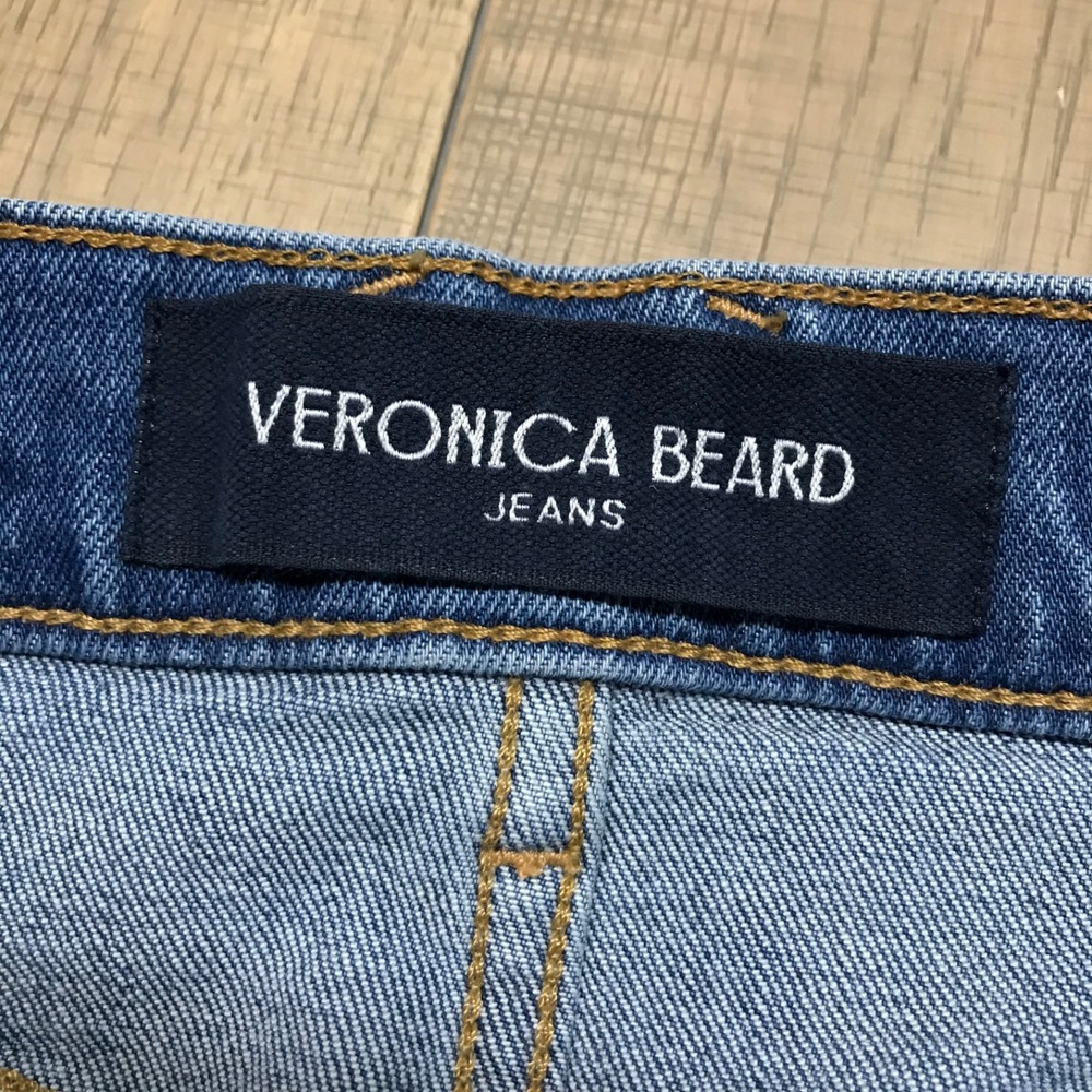 Veronica Beard Taylor Wide Leg Crop Jeans Womens 30 High Rise Serendipity Blue - Picture 4 of 14